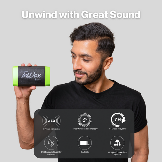 TriVox - Triangle Bluetooth Wireless Portable Speaker