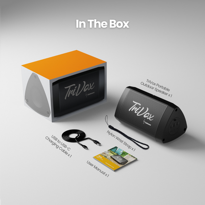 TriVox - Triangle Bluetooth Wireless Portable Speaker